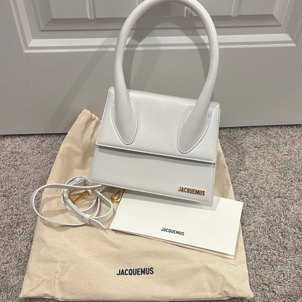 Jacquemus White Mini Bag Modern Minimalist Design